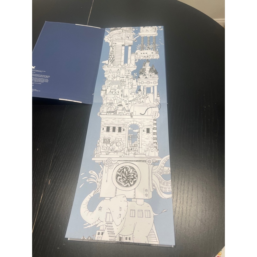 NEW - To the Moon The Tallest Coloring Book in the World‎ 15ft Fold Out - Picture 3 of 5